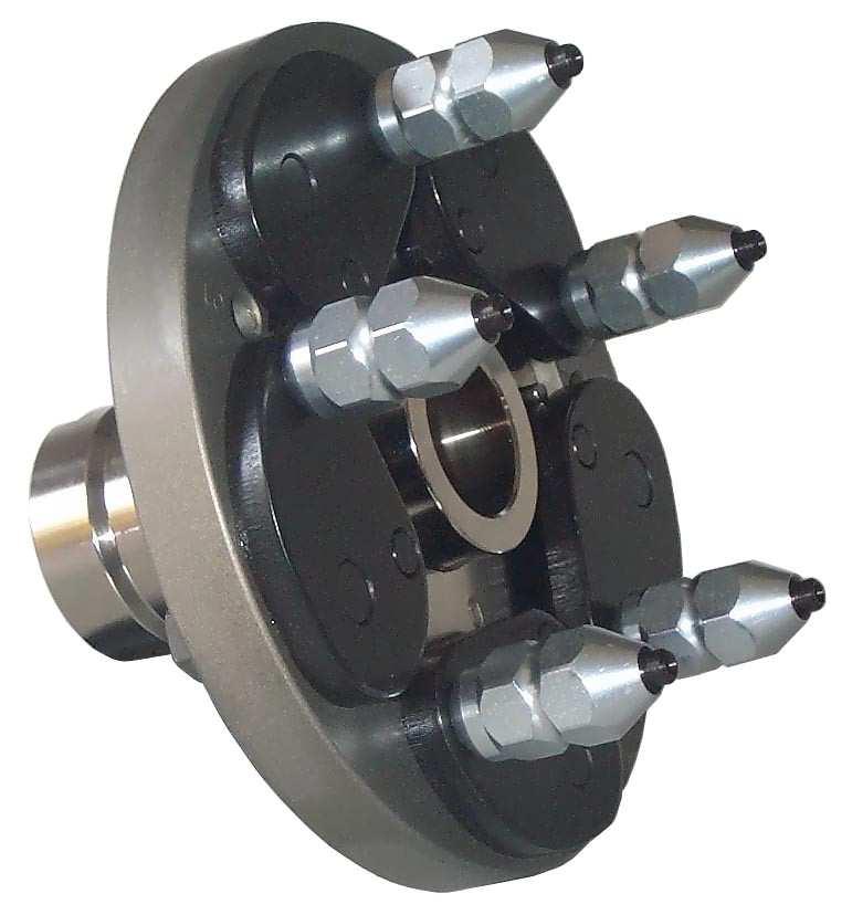 Flange Rapide Universali Universal Quick Flanges FRU FRU-SA Con le flange di bloccaggio universali Femas, FRU e FRU-SA specifiche per cerchi privi di foro centrale passante, la ruota viene bloccata e