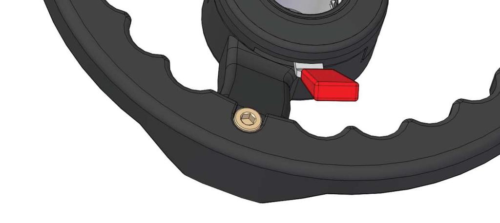 2 threaded sectors ring nut with steer for