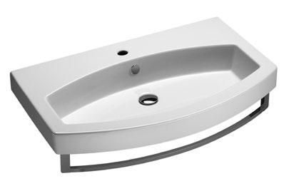 10 I lavabi 80, 60, 50 rappresentano soluzioni per il bagno estremamente funzionali ed esteticamente raffinate.