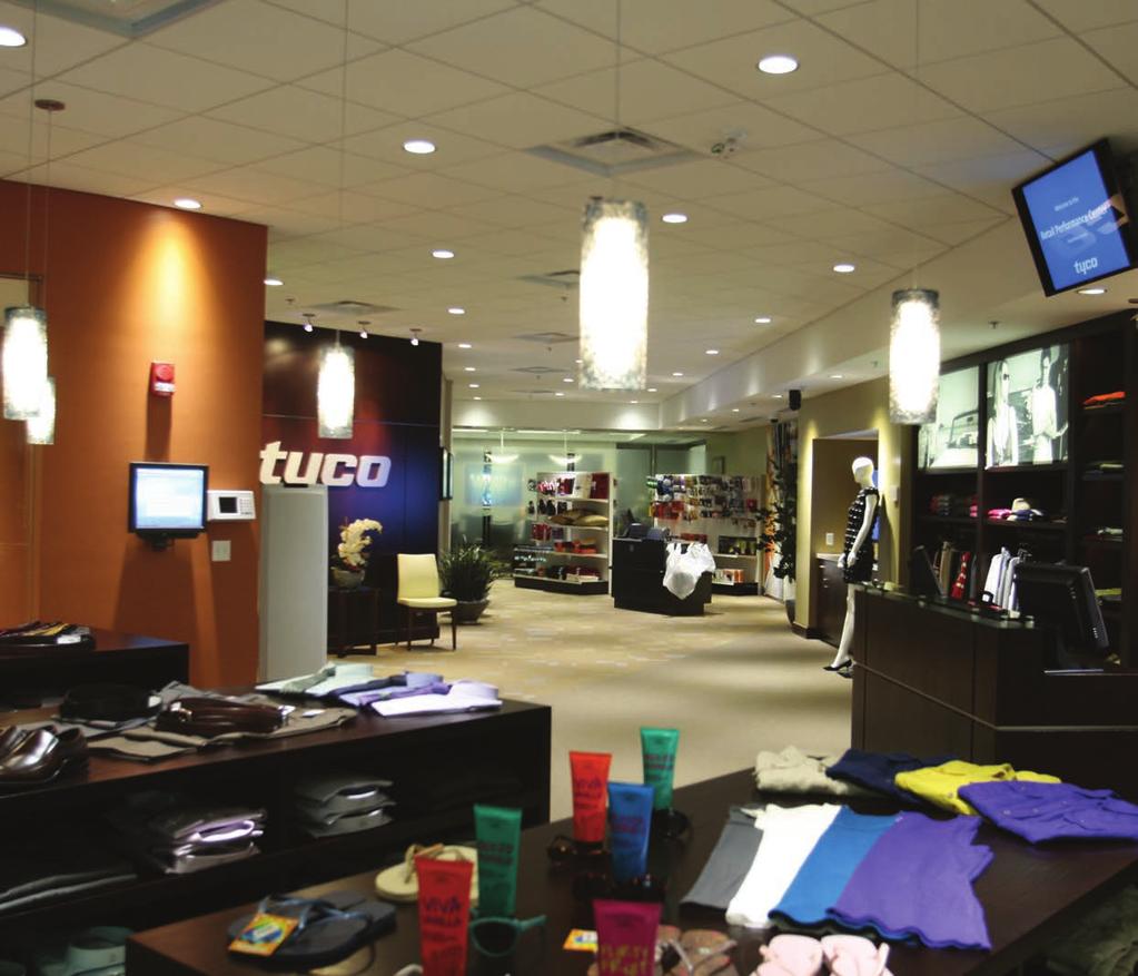 Il completo Retail Experience Center di Tyco da 215 metri