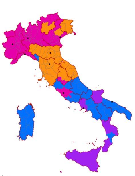 I profili di Bes dei Gruppi: vantaggi e svantaggi 82 indicatori del Bes delle province (26 chiave + 56 ausiliari) Salute Istruzione e formazione Lavoro e conc.