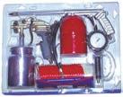 HOBBY LINE Blister 1 2 3 4 5 PROFESSIONAL KIT 1 Kit di 5 accessori per compressori composto da: - Aerografo per verniciatura mod. UR PLUS Ø 1,4 - Pistola di lavaggio mod.