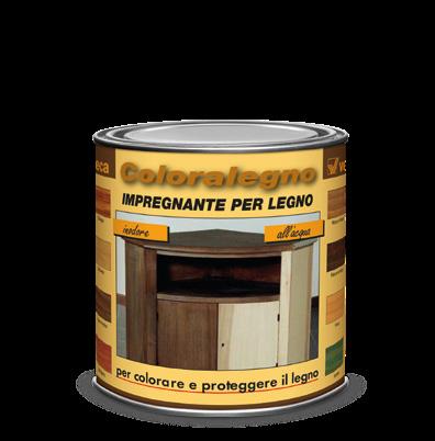 COLORALEGNO COLORALEGNO impregnante/tinta per legno INODORE Coloralegno è un prodotto specifico indicato per colorare e proteggere tutti i manufatti di legno destinati sia all interno che all esterno