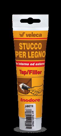 TAP/FILLER TAP/FILLER PER STUCCARE IL LEGNO INODORE Tap/Filler è una pasta inodore formulata con resine speciali (acriliche-poliuretaniche).