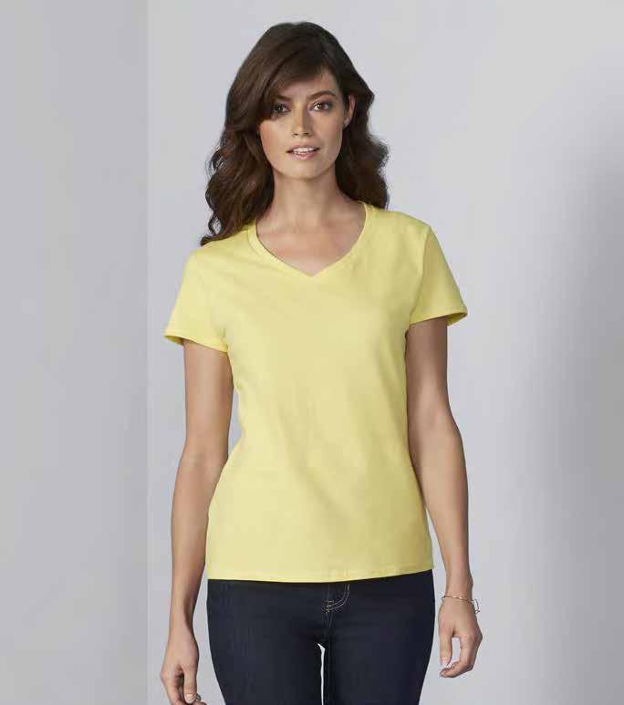 JERSEY Cotton JERSEY Cotton T-SHIRT MANICA CORTA COLLO A V GL41V00 Premium Cotton maglia collo V manica corta 100% Cotone Ring Spun 180 gr/m 2 bianco - 185 gr/m 2 colorato Taglio Europeo Colore