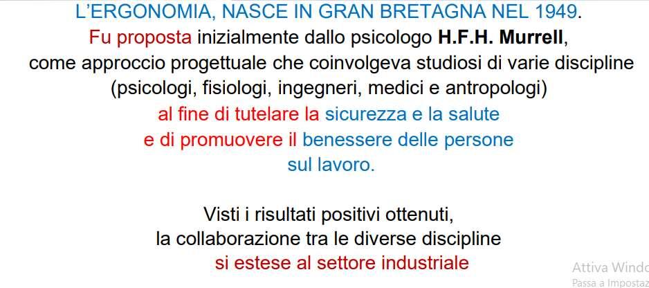 Step 1: determinazione dei limiti e delle capacità degli individui Step 2: riduzione carico di