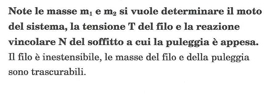 Scriviamo ora l equazione di Newton e sfruttiamo le caratteristiche del filo : La velocità dopo la distanza d si ottiene dalle