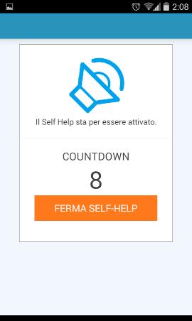 15 IL TUO FAMILIARE, ALLO SCADERE DEL COUNT DOWN, RICEVERA UN SMS CON LA TUA POSIZIONE GEOLOCALIZZATA OPPURE FERMA IL COUNT DOWN PER