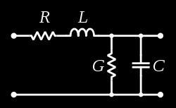 Elemento infinitesimo di cavo i(t) ΔV /G V (z) z I(z) z = L I(t) t RI(t) = GV (t) C V (t) t 2 V (z) 2 z = LC 2 V (t) 2 t