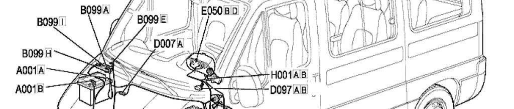 B001 CENTRALINA DI DERIVAZIONE 5505A B002 CENTRALINA DI DERIVAZIONE SOTTO PLANCIA - B099 SCATOLA