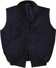 AI 004/2 Gilet trapuntato poliestere/cotone, chiusura con bottoni