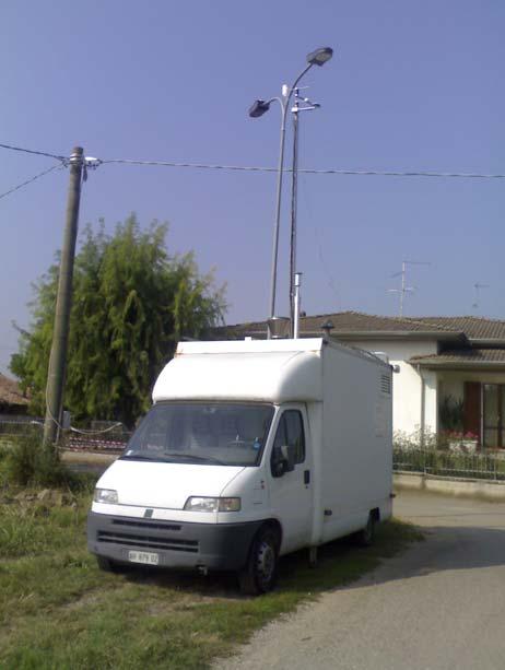 La stazione mobile per il rilevamento dell inquinamento atmosferico posizionata a Mamago di Sopra e a Fornace Nuova Dal diario dei lavori risulta che, durante la campagna