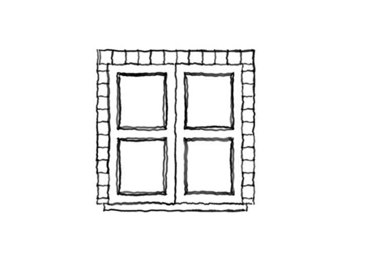 SI SI Esempi di aperture incorniciate da fasce intonacate NO NO Esempi di aperture incorniciate da fasce in mattone faccia vista o finto-mattone, non ammesse NO Esempio di taglio dimensionale e di