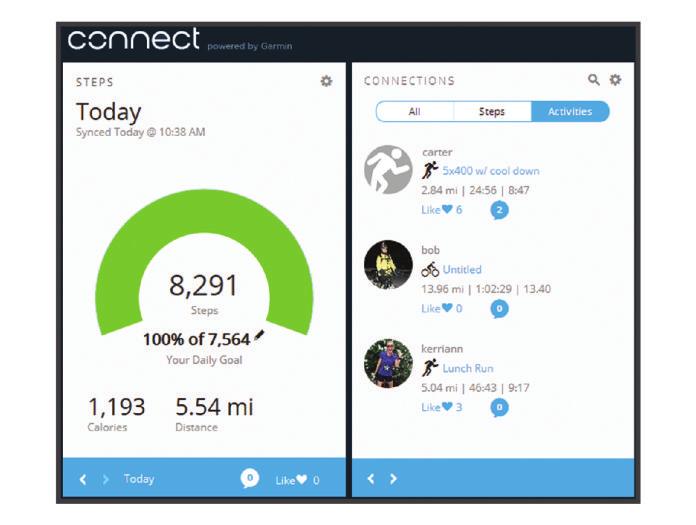 Trova il mio telefono: consente di localizzare il telefono smarrito associato e nel raggio di copertura del dispositivo vívosmart.