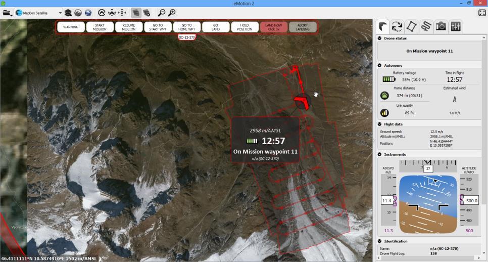 monocostellazione GPS, anemometro e altimetro Peso ridotto (0.