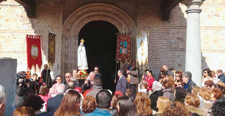 2018.05.13 11 La parrocchia di San Sebastiano Martire, Toledo, ha accolto la statua della Vergine Pellegrina di Fatima La visita si è svolta dal 13 al 25 febbraio in un clima di festa e devozione / P.