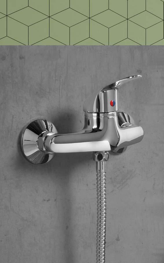 Single lever built-in shower mixer. Ø 40 mm. 01 301.70.