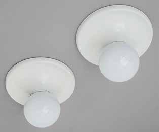 4542 ACHILLE E PIER GIACOMO CASTIGLIONI Due lampada a parete, a plafone o da tavolo Light Ball per FLOS, 1965.