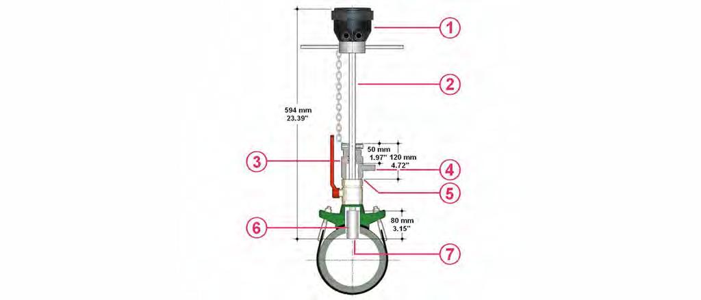 DATI TECNICI Dati generali Intervallo dimensioni tubo: da DN50 a DN900 (da 2 a 36 ). Modello speciale per altre dimensioni a richiesta.