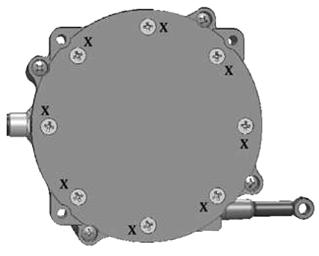 FLANGE DI FISSAGGIO (accessori opzionali da ordinare) ATTENZIONE!