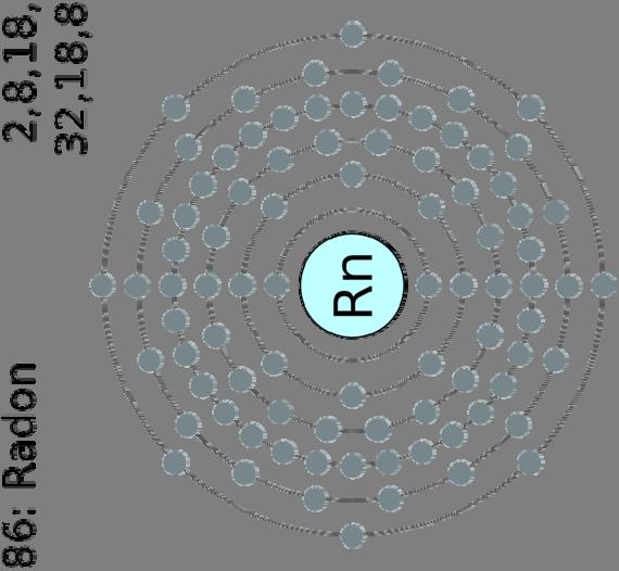 Gas radioattivo, di origine naturale.