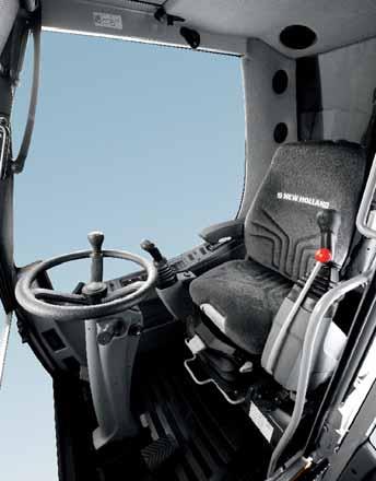 E SICUREZZA DELL OPERATORE SEDILE CONFORTEVOLE Il comodo sedile a sospensione pneumatica è fornito di serie su tutti i modelli.