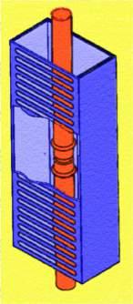 Installazione dell impianto interno: posa all esterno dei fabbricati Posa a vista Le tubazioni di gas di densità minore o uguale di 0,8 (metano) devono essere contraddistinte con il colore giallo,