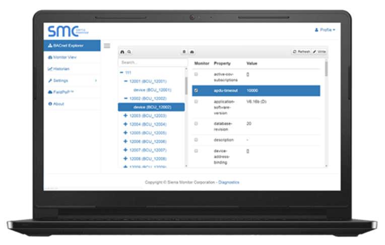 Industry leading BACnet Explorer BACnet