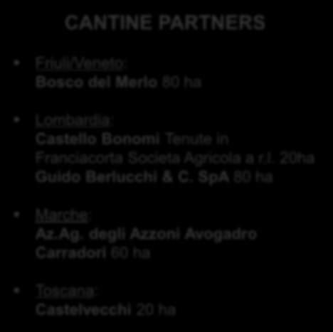 aree test CANTINE PARTNERS Friuli/Veneto: Bosco