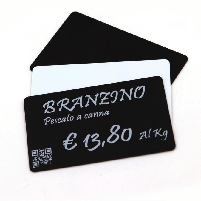 Card e porta card Card badge 85 mm 54 mm Inserto stampabile su entrambi i lati. Disponibile in un unica dimensione: 85x54 mm.