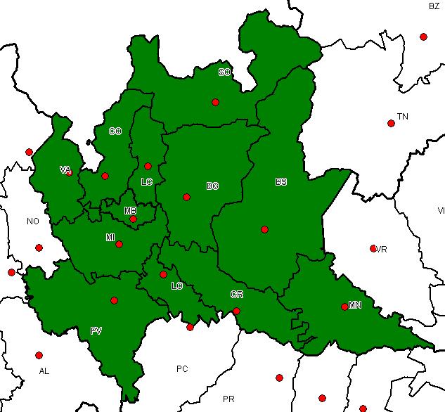 Mercato regionale In questa prima parte la nota territoriale analizza La Lombardia, le sue province e i suoi capoluoghi il mercato immobiliare residenziale della Lombardia che, detenendo una quota