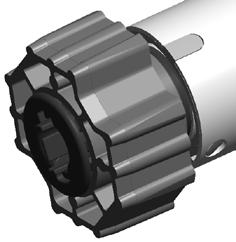 (Fig.4 rif.). 4X10 c Fig.4 3.2 INSTALLAZIONE DEL MOTORE TUBOLARE A =..x.