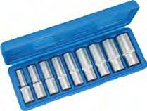 Serie 9 bussole prolungate da 1/2 Torx-E10-24 Art.