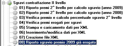 Di seguito si riporta un esempio del foglio excel con i dipendenti cessati e non presenti negli archivi anno corrente.