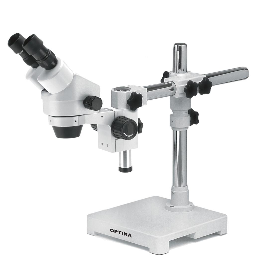 Stereomicroscopi Training Stereomicroscopio binoculare zoom con base a sbalzo SZM-3 214952 Stereomicroscopio per applicazioni di laboratorio ed industriali.