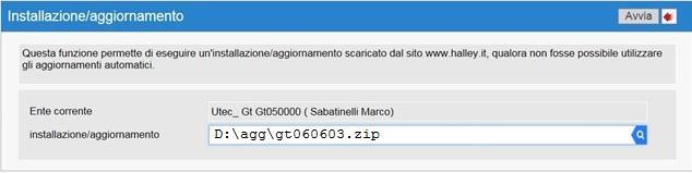 Come eseguire gli aggiornamenti manualmente dal client Se si ha la necessità di effettuare degli aggiornamenti di versioni test o scaglionati, è possibile aggiornare il server direttamente da un