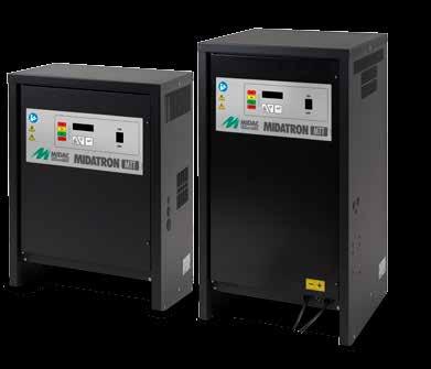 MOUNTED THREE-PHASE Wsa PULSE 7h to 8h Forefront of charging solutions, MIDATRON HE and MIDATRON MTT actually represent the TOP range from any point of view.