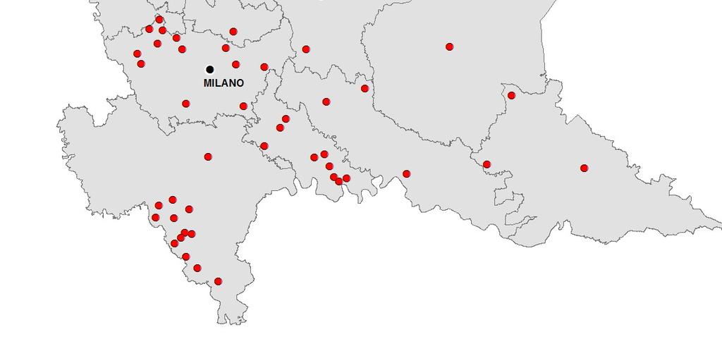 principali di ogni provincia (criterio demografico) Controlli mirati in