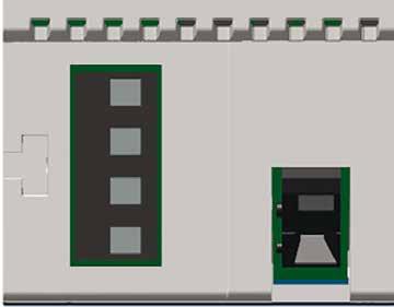 /DA+ DB- GND +24V Terminazione bus Il modulo fornisce una terminazione bus attiva.