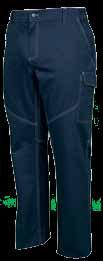 13 Blu Navy Smoke Blu Navy WORKER WINTER Pantalone unisex invernale elastici laterali e passanti in vita, chiusura con zip e bottone in plastica, due tasche anteriori a taglio classico, una tasca