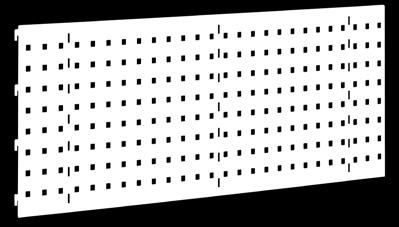 Tutte le pareti posteriori possono essere agganciata ai montanti senza necessità di viti.