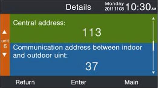 Impostazione dell indirizzo (Address Setting) La password predefinita è 841226.