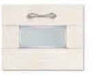 2462) pickled silver white ash deep drawer (code 2462) di serie: ante con vetro satinato bianco standard: doors with white frosted glass frassino bianco decapè argento (opz.