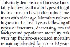 Kaplan-Meier Survival Curves for the general and Fracture Population according to type of Fracture and age group (Dubbo Study) Mortality Rates for the general population and fracture participants in