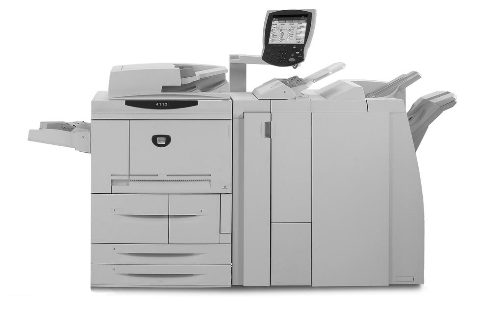 Introduzione 1 Introduzione al prodotto Xerox 4112/4127 Il prodotto Xerox 4112/4127 è una copiatrice/stampante o solo copiatrice in bianco e nero.