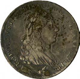 Leopoldo II imperatore del Sacro Romano Impero (1790-1792) 282. Paoli dieci, 1790 Argento 916 mill. g 27,22 mm 41,42 inv. SSBAR 575525 D/ LEOPOLDVS.II.D.G.R.I.S.A.GER.H.ET.B.REX.A.A.M.D.ETR.