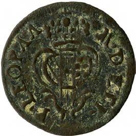 189. Quattrino, 1783 Mistura 0.555 mill. ag. g 0,64 mm 16,17 inv. SSBAR 575434 D/