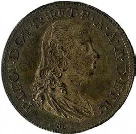 241. Paolo, 1788 Argento 916 mill. g 2,66 mm 23,92 inv. SSBAR 575491 D/ P.LEOP.D.G.P.R.H.ET.B.A.A.M.D.ETR. Busto del granduca drappeggiato a d.