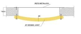 AF SEISMIC JOINT Protezioni antifuoco per giunti di dilatazione con movimento AF SEISMIC JOINT è un elemento specificatamente progettato e certificato come guarnizione per giunti di dilatazione,