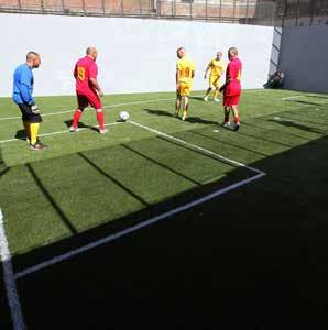 A Siena, all interno del carcere di Santo Spirito, è stato donato un campo da calcio per i 70 detenuti della struttura mentre all interno del Centro Sportivo di Roma Capitale Fulvio Bernardini,